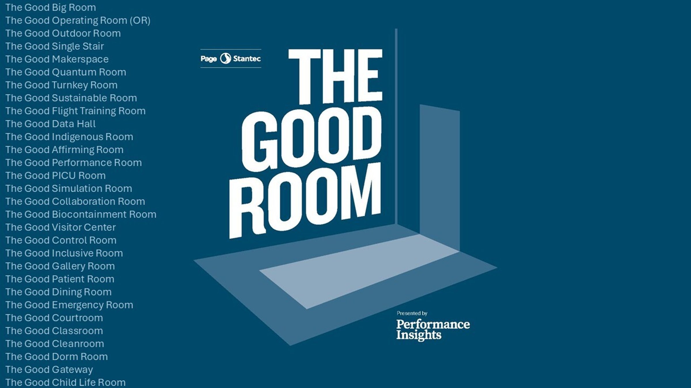 The Good Room Stantec Content Production Presentation