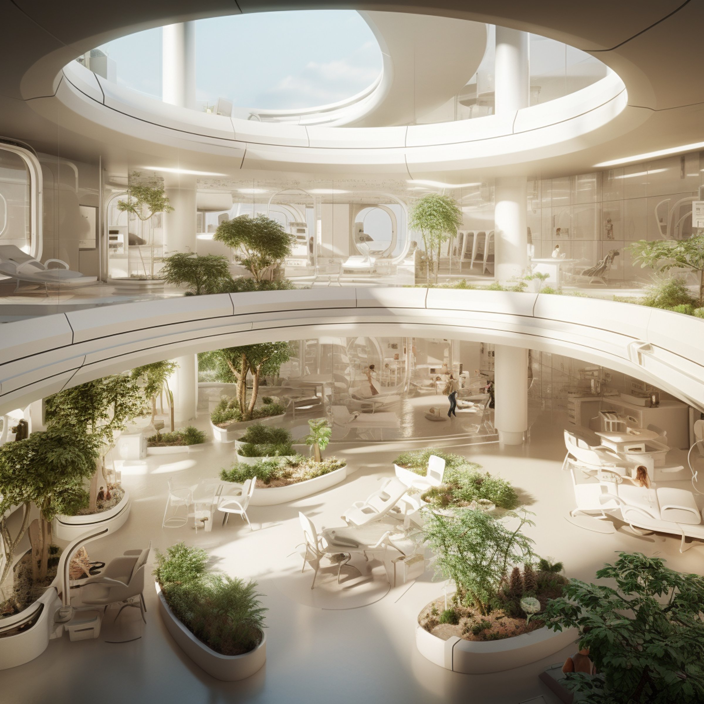 Green space hospital