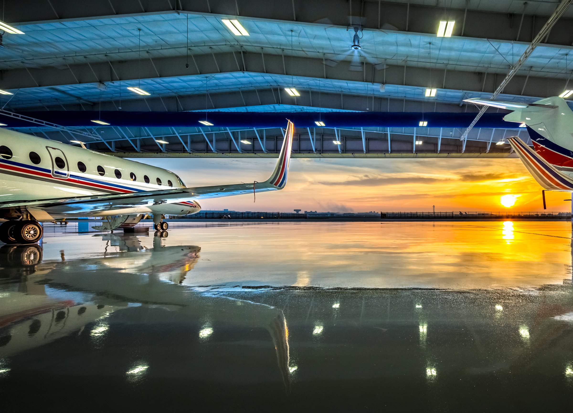 Flight hangar