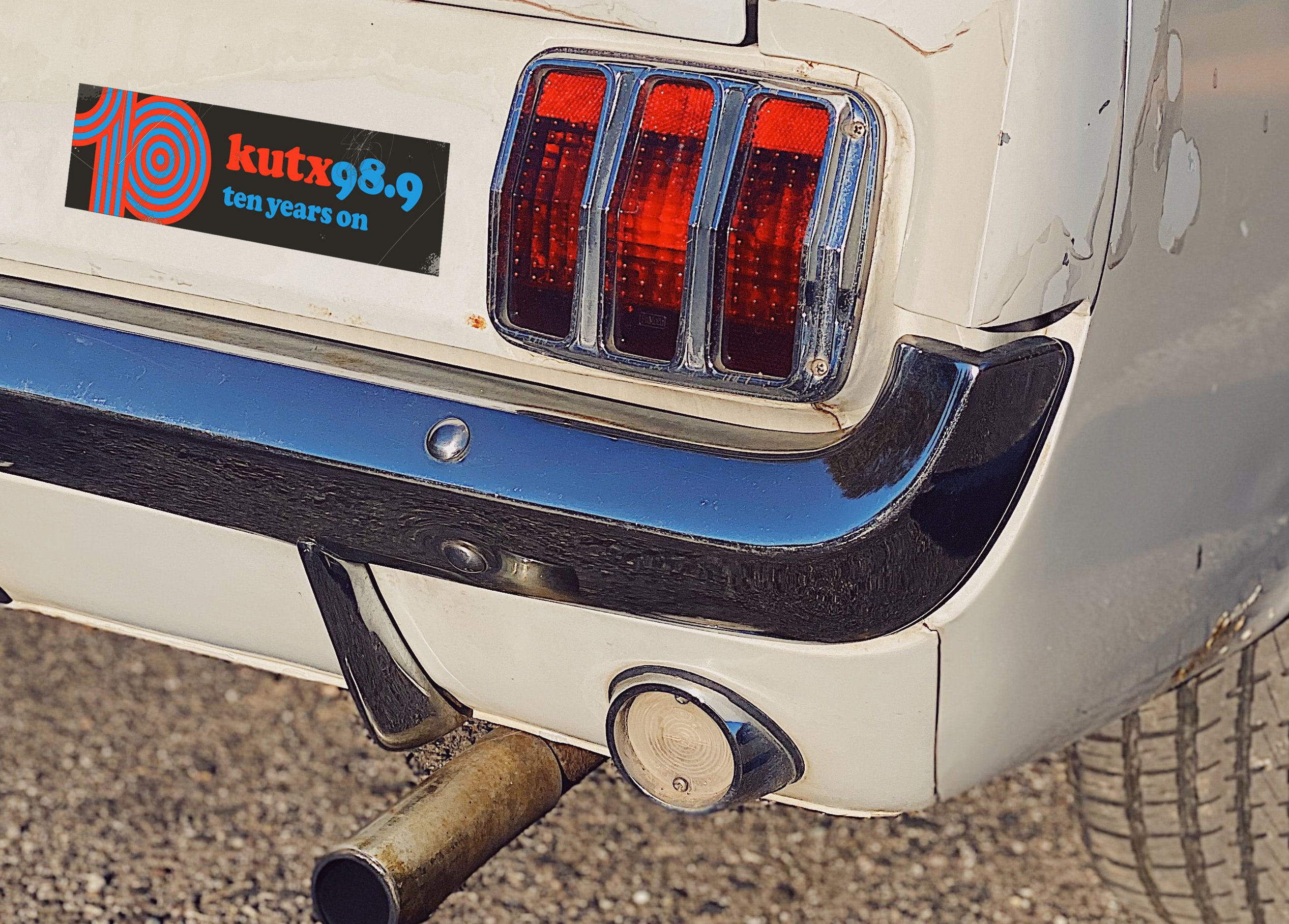 KUTX 10 Bumper Sticker 1