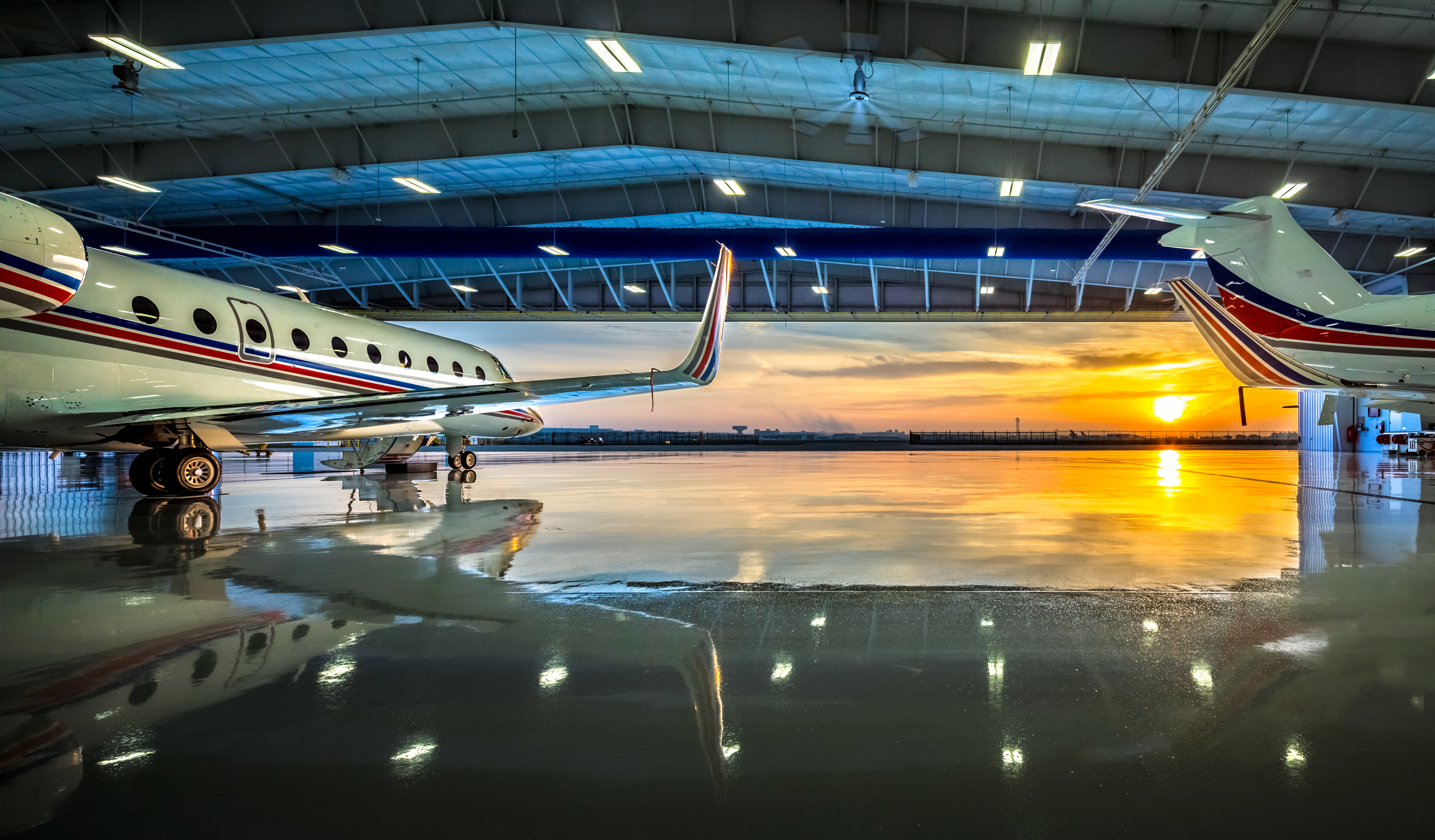 Flight hangar