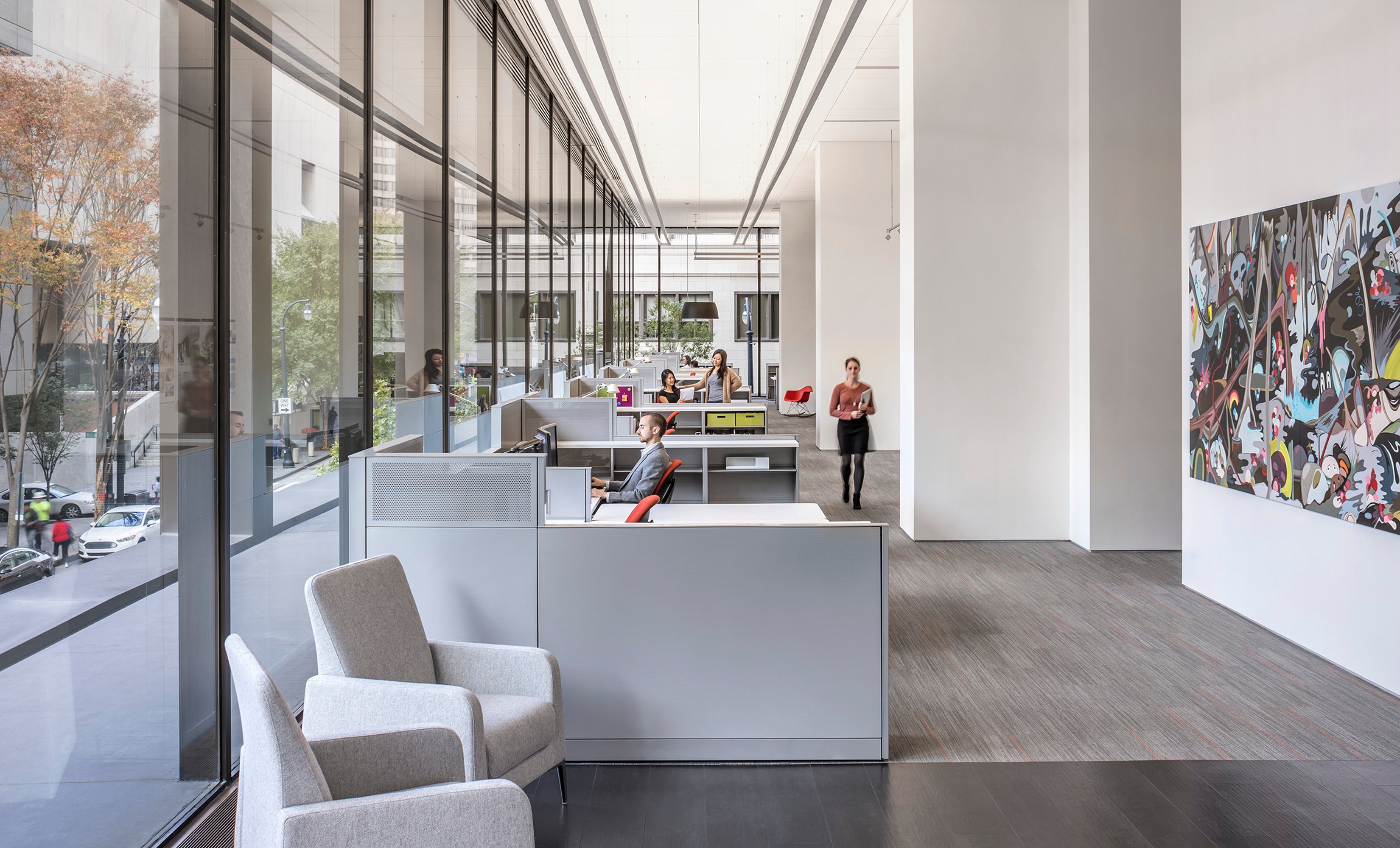 Interior lobby area