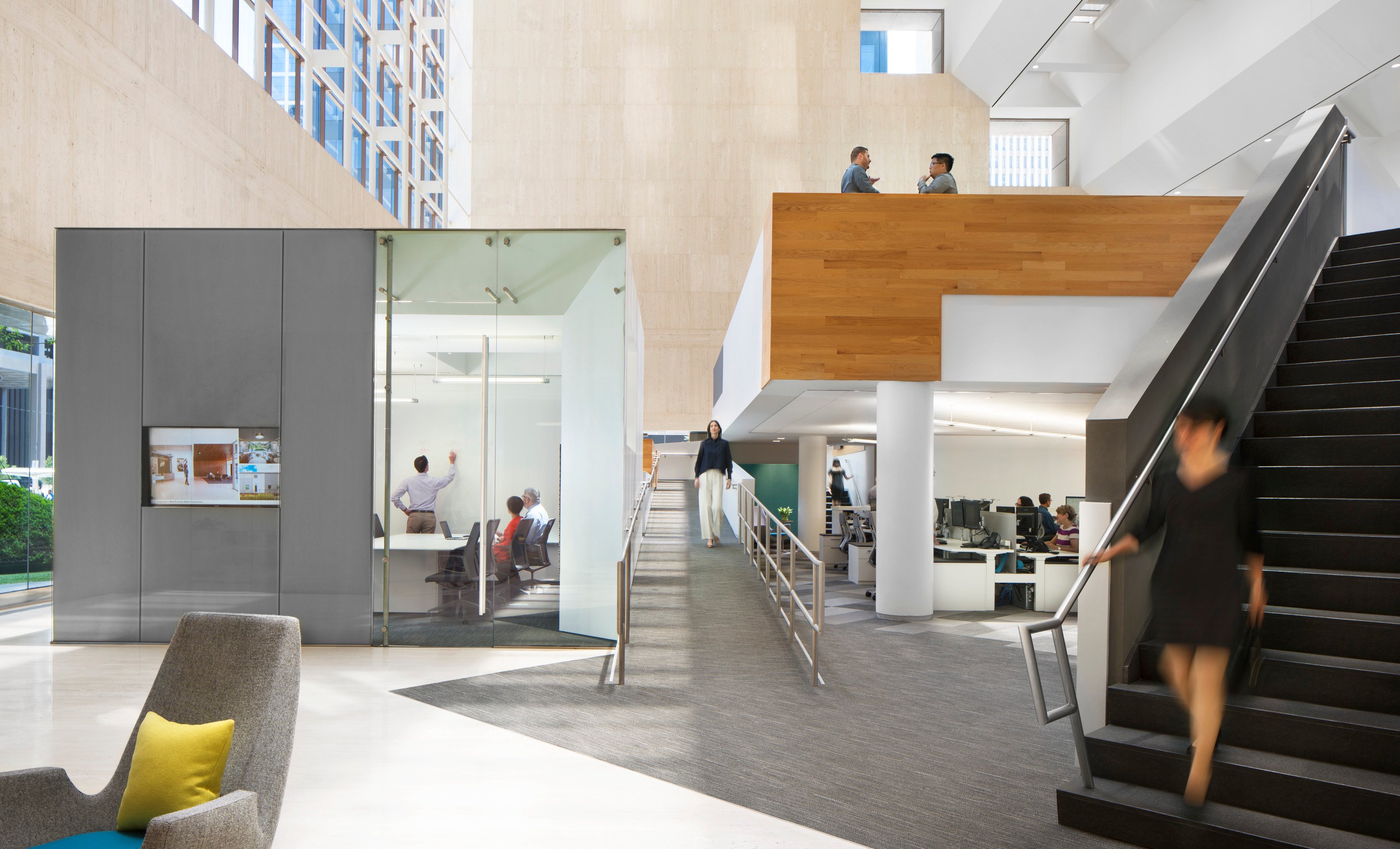 Interior office lobby