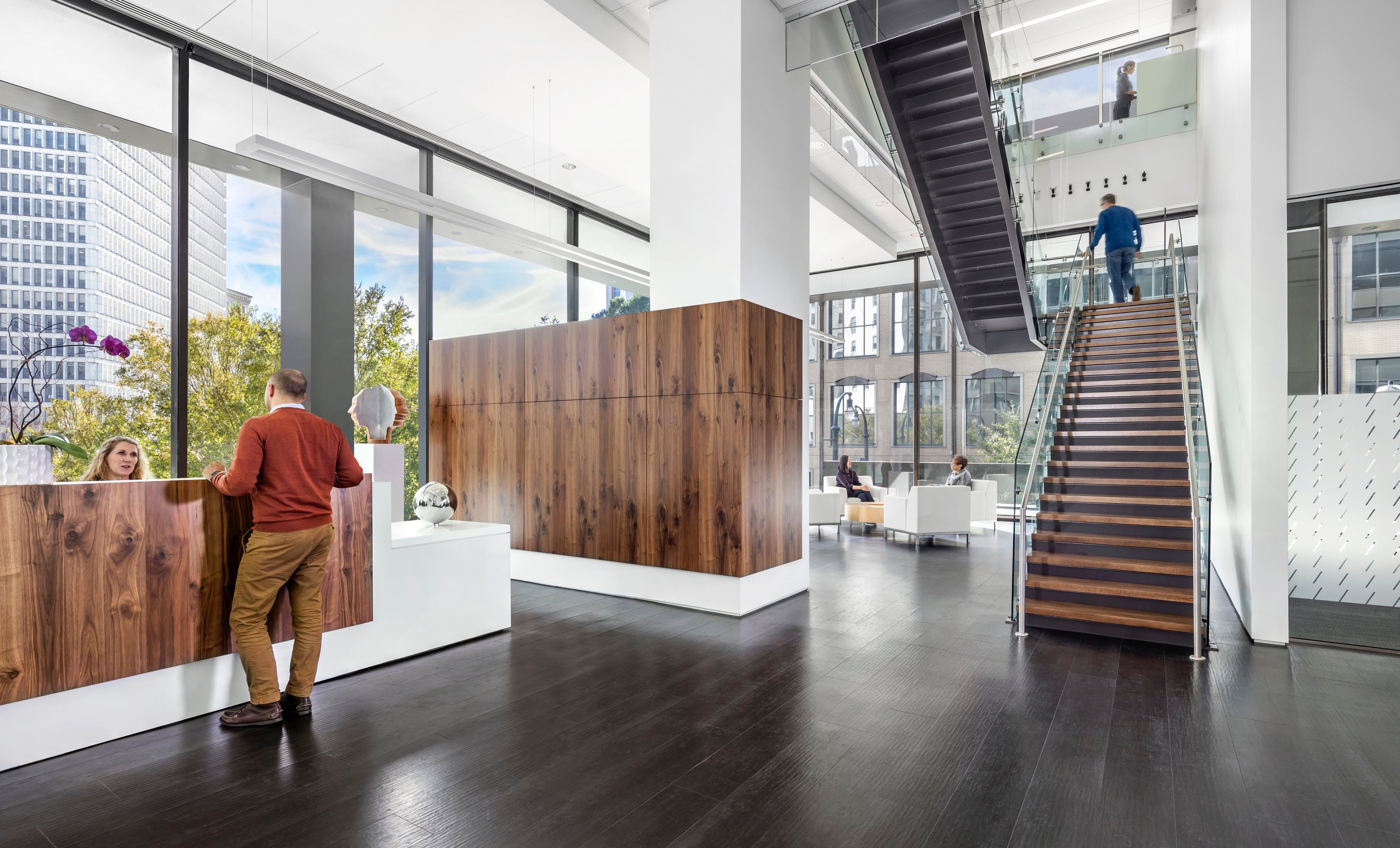 Interior lobby area