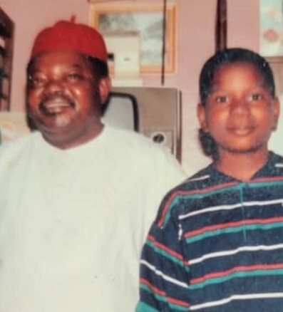 Nana right with his dad