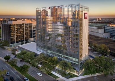 Texas AM En Med building in the Texas Medical Center